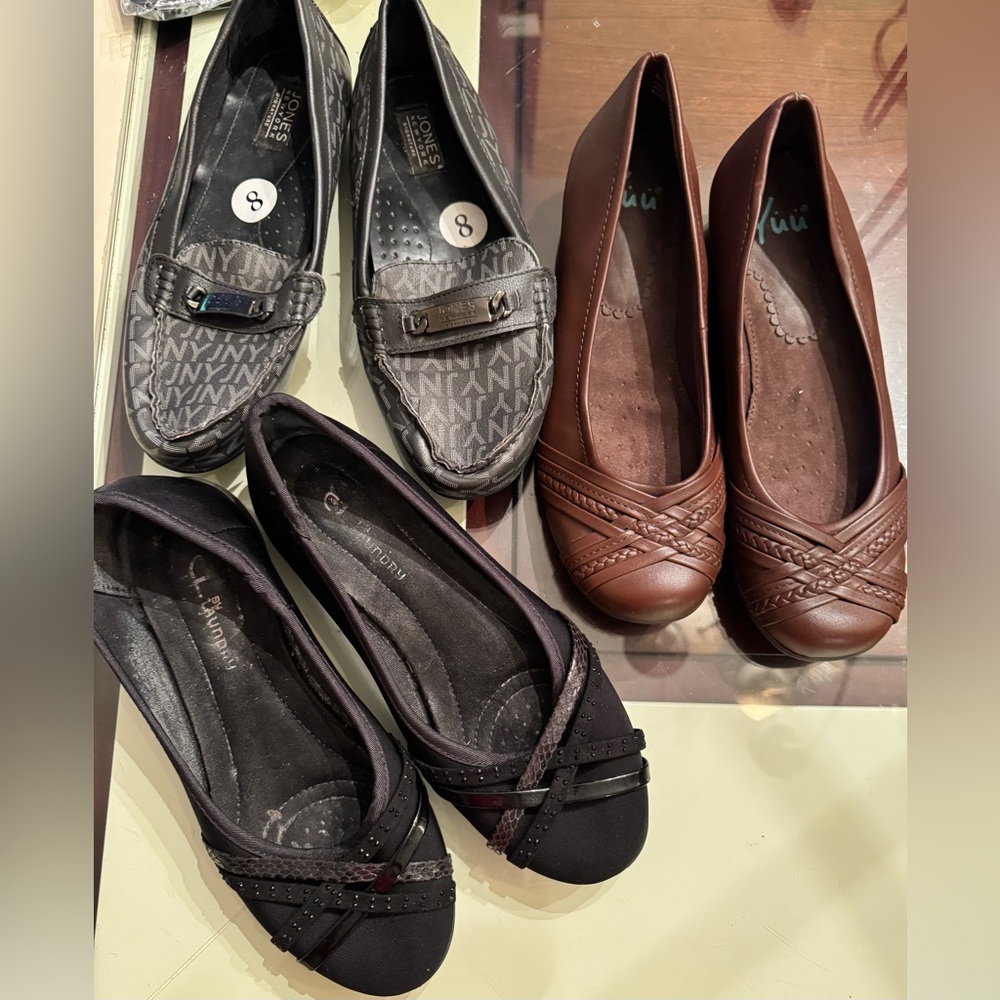 3 Women’s Flat Shoes Bundle